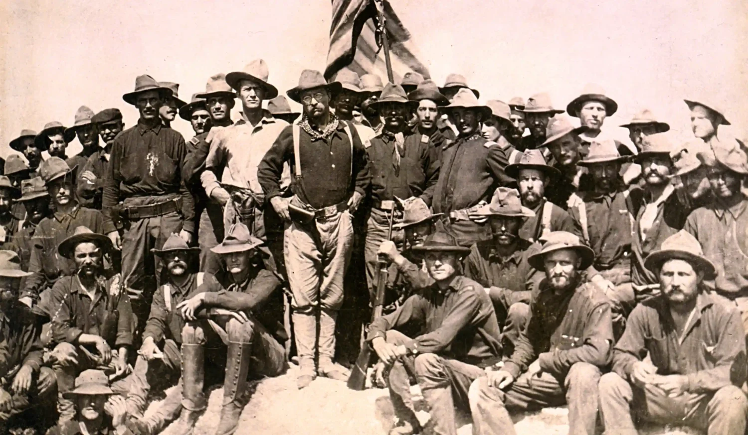 Colonel Theodore Roosevelt and the Rough Riders
