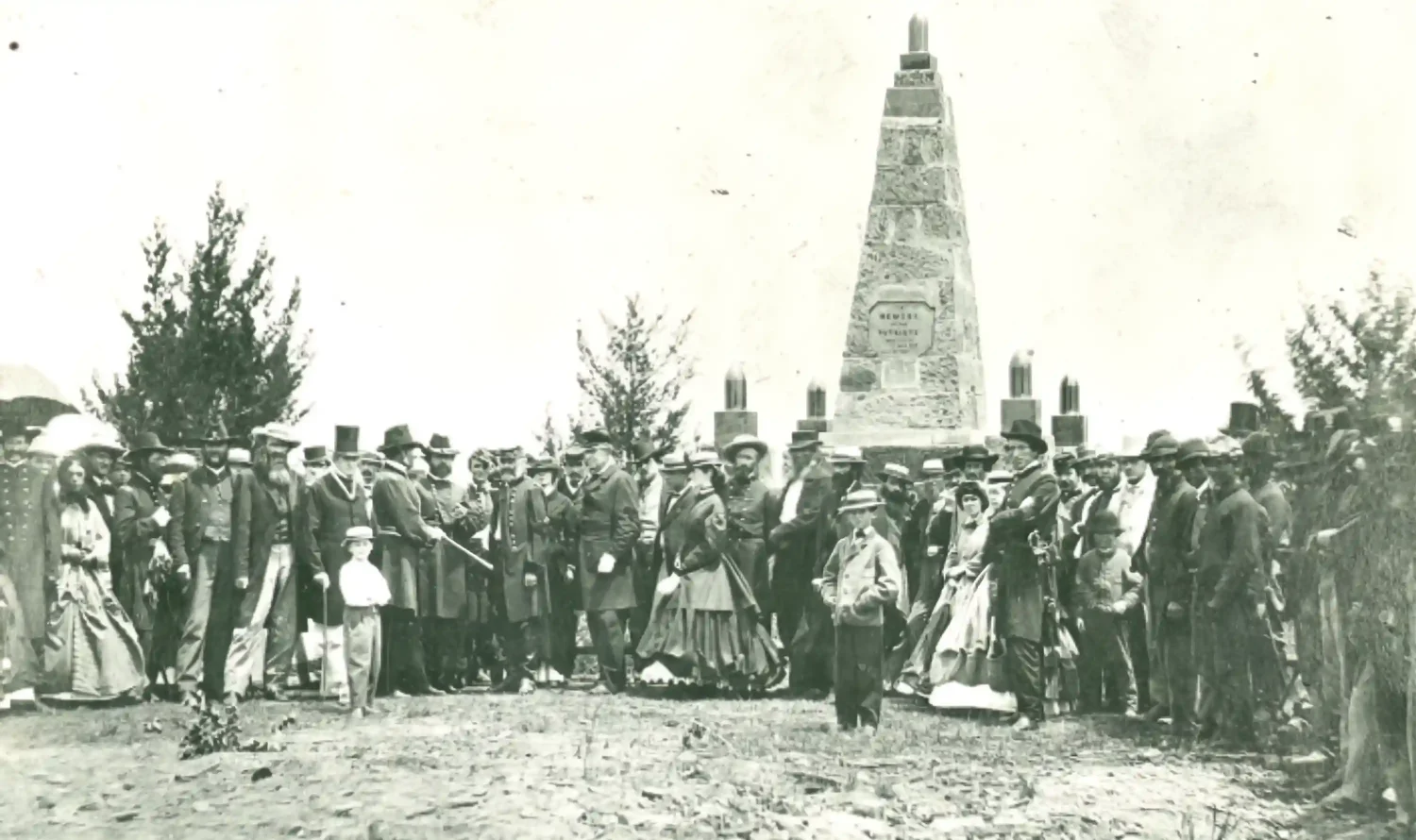 Bull Run Monument dedication in June 1865